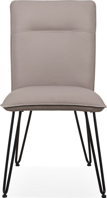 Crossroads - Demi Hairpin Leg Modern Dining Chair (Set of 2)