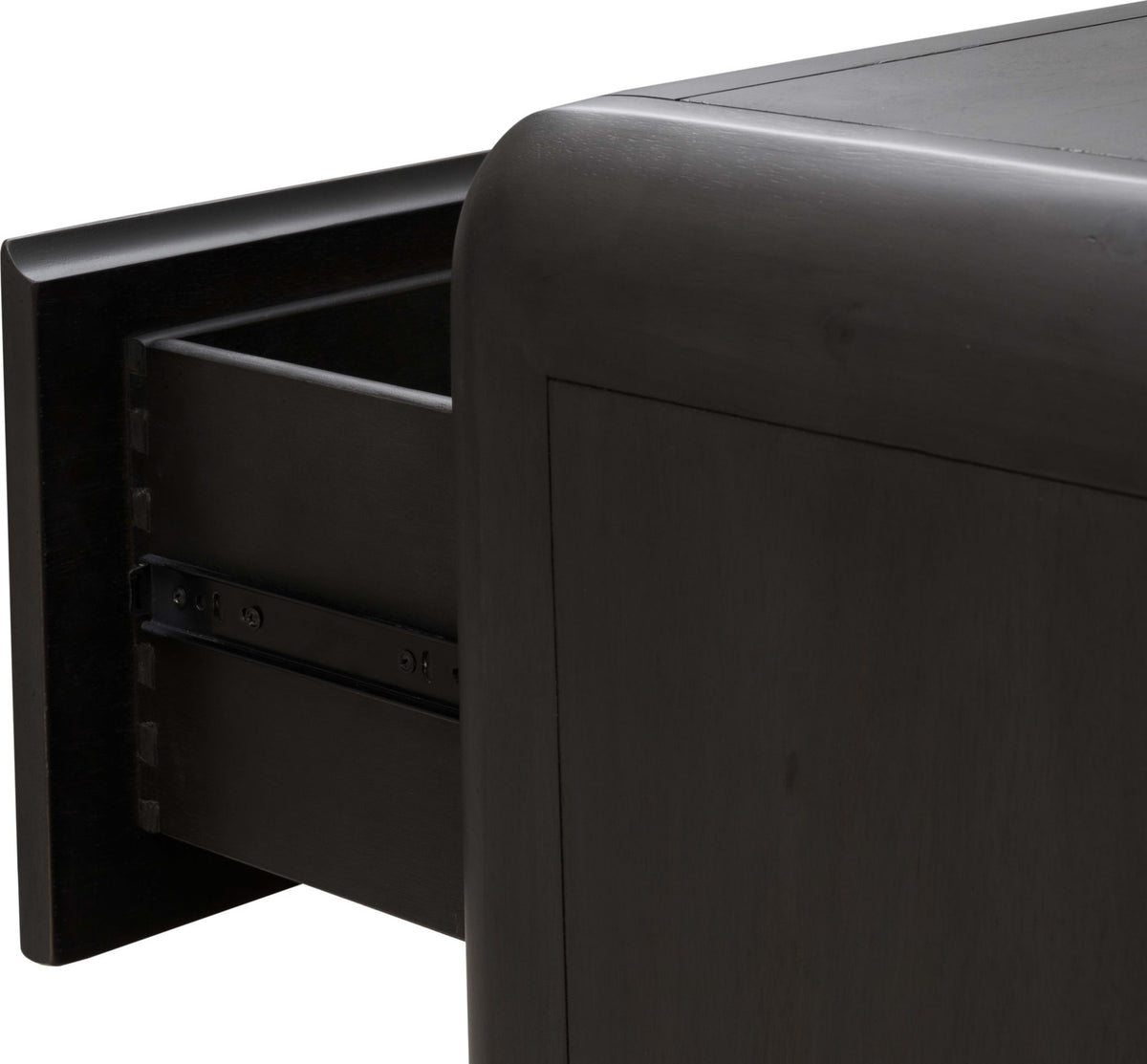 Xolani - Two Drawer Acacia Wood Nightstand - Jaguar