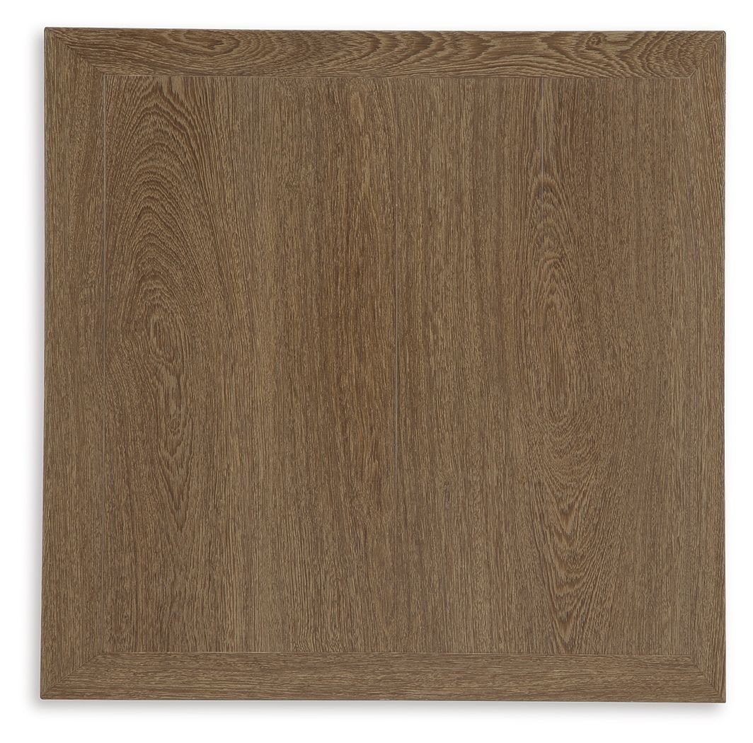 Serene Bay - Square End Table - Dark Brown
