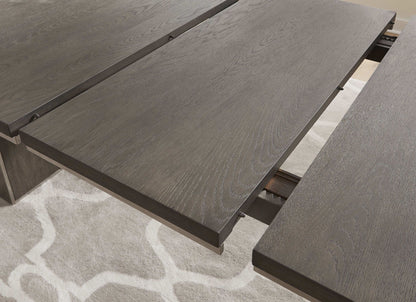 Plata - Extension Dining Table - Thunder Gray