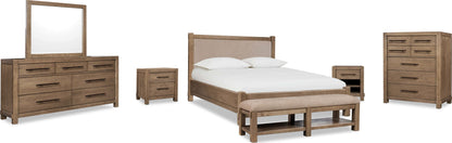 Roycroft - Wooden / Upholstered Bed