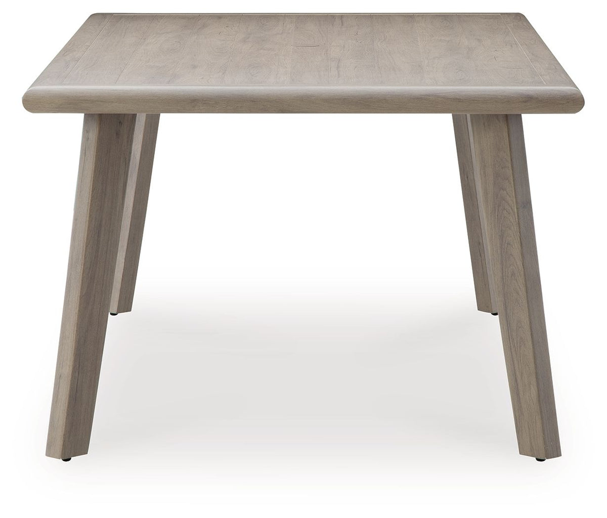 Cliff Trails - Rectangle Dining Table With Umbrella Option - Beige
