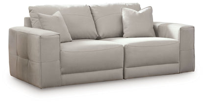 Next-Gen Gaucho - 2-Piece Sectional Loveseat - Gray
