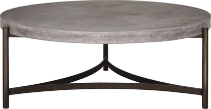 Lyon - Round Concrete And Metal Table