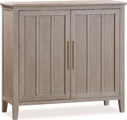 Camden - Two Door Two Drawer Bar Cabinet With Stemware Rack And Wine Rack - Chai