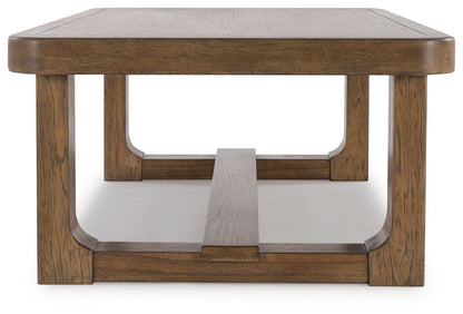 Cabalynn - Rectangular Cocktail Table - Light Brown