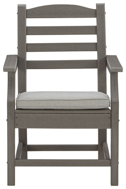Visola - Arm Chair With Cushion (Set of 2) - Gray