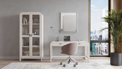 Drake - Two Drawer Writing Desk - Sugar