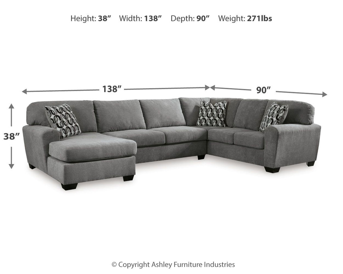 Birkdale Court - 3 Piece Sectional
