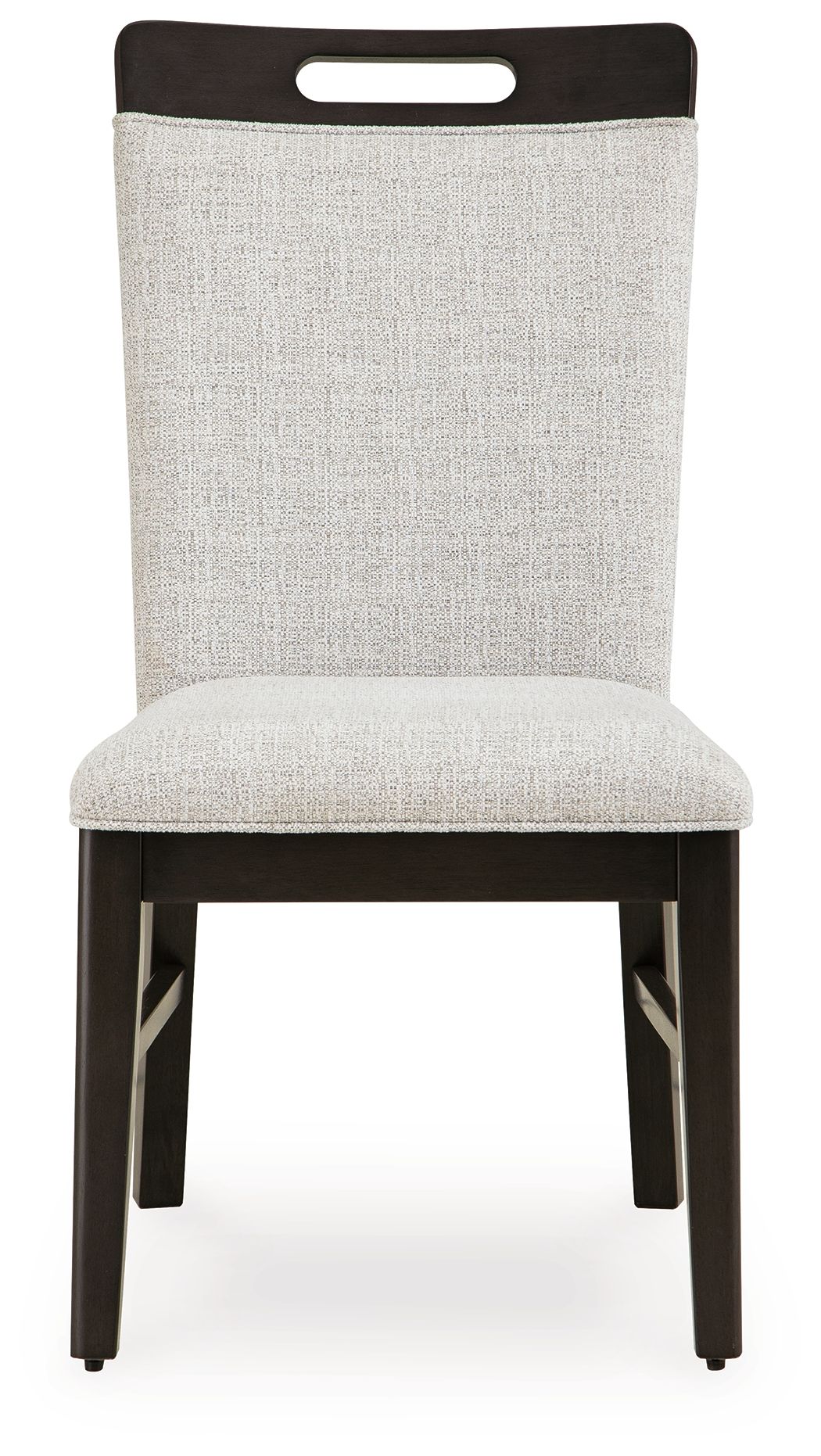 Neymorton - Dining Upholstered Side Chair (Set of 2) - Light Gray / Brown
