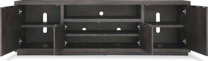 Oxford - 84" Entertainm Entertainment Console - Basalt Gray