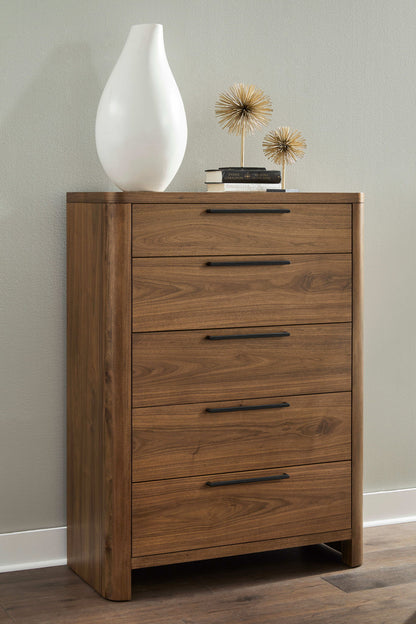 Totes - Five Drawer Chest - English Walnut