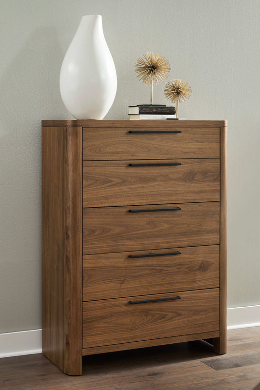 Totes - Five Drawer Chest - English Walnut
