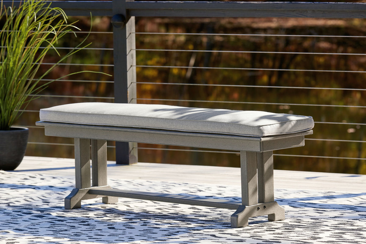 Visola - Bench with Cushion - Gray