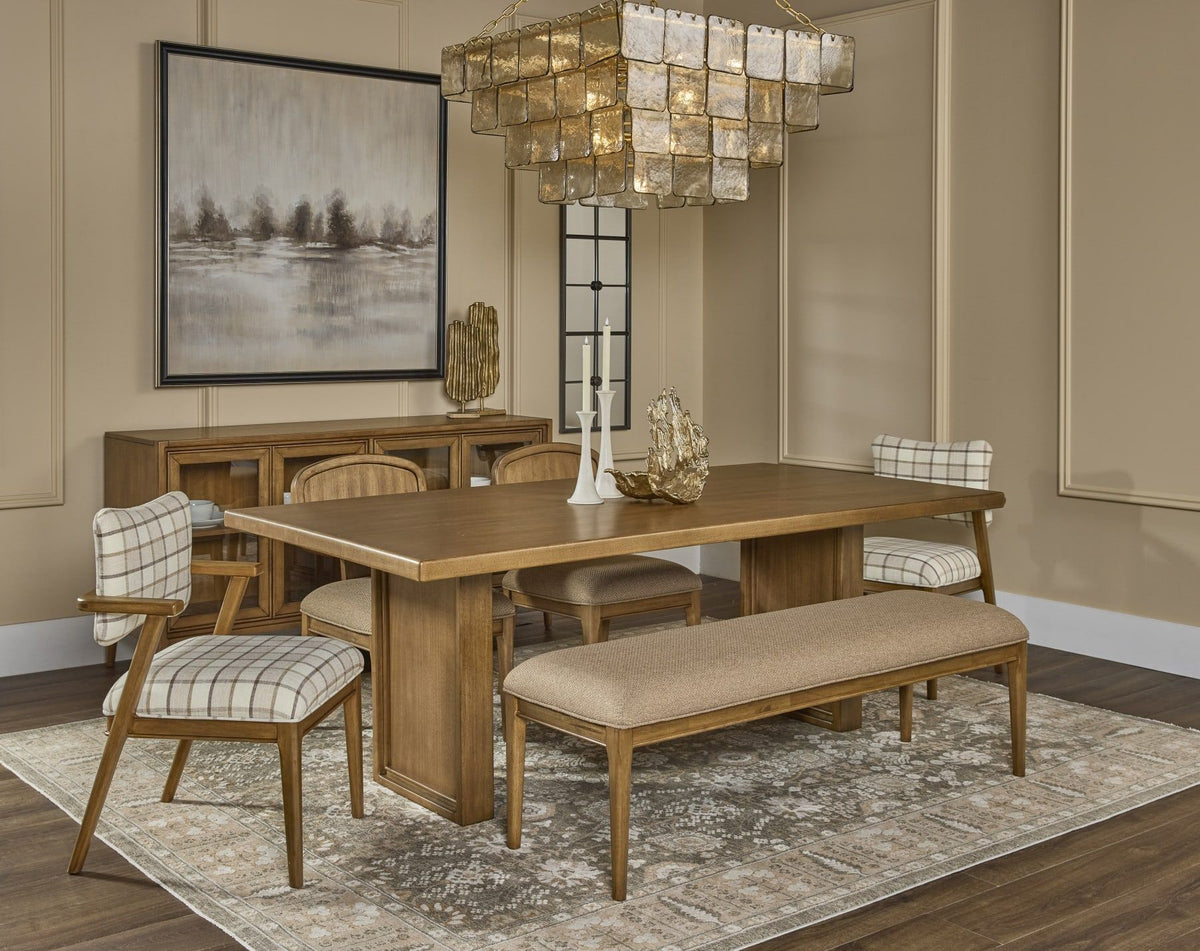 Carlisle - Upholstered Bench - Tofffee Crunch