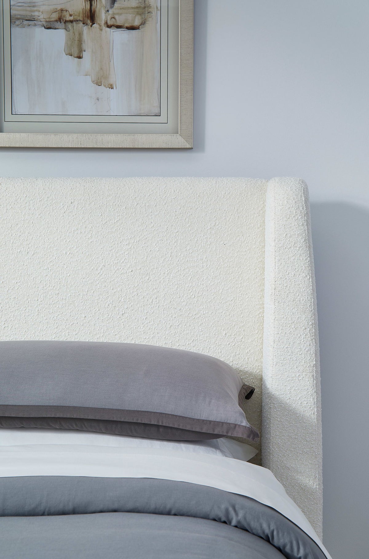 Formosa Presley - Upholstered Wingback Platform Bed