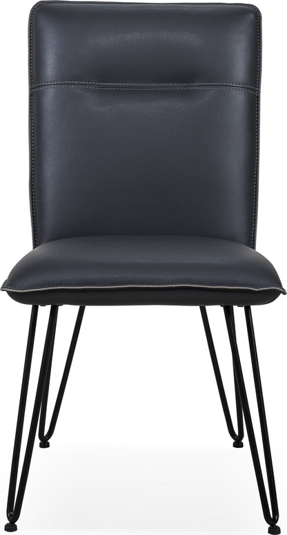 Crossroads - Demi Hairpin Leg Modern Dining Chair (Set of 2)