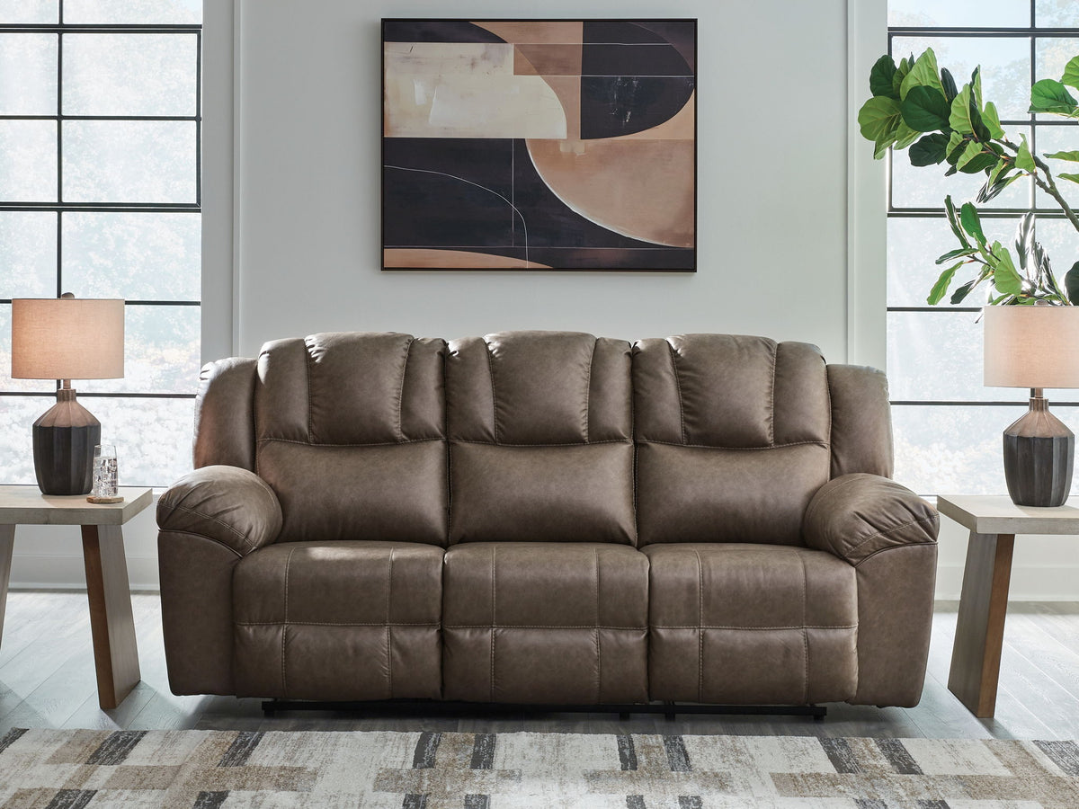 Lowilla - Reclining Sofa - Driftwood