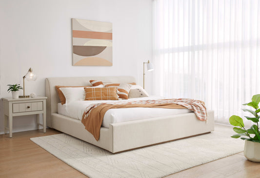 Virgil Louis - Upholstered Platform Bed