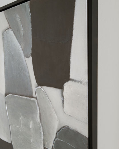 Adilson - Wall Art - White / Gray / Black