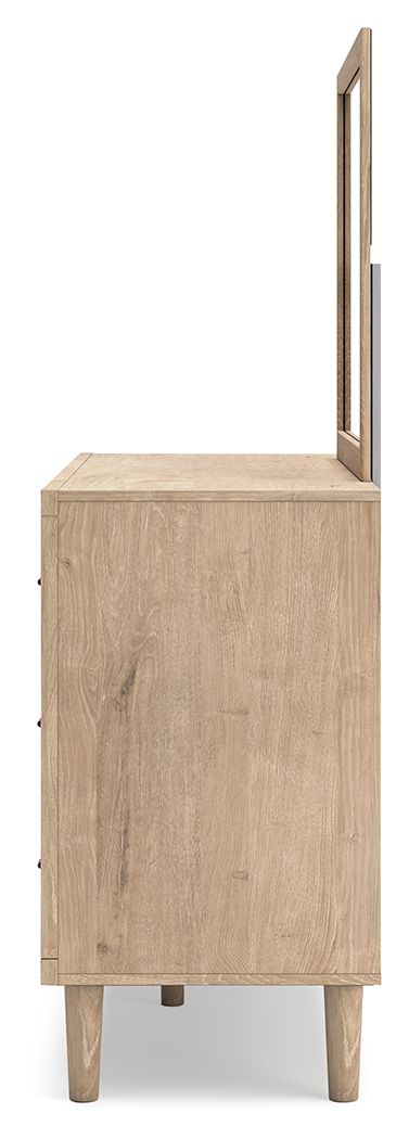 Cielden - Dresser And Mirror - Two-Tone