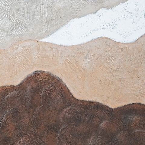 Fanthorne - Wall Art - Tan / Brown / White