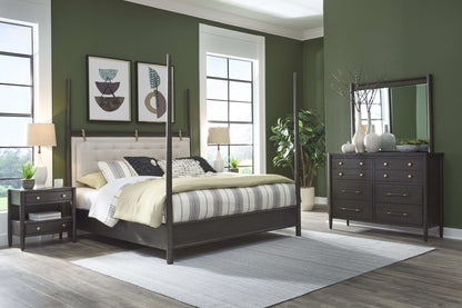 Rockport - Upholstered Poster Bed
