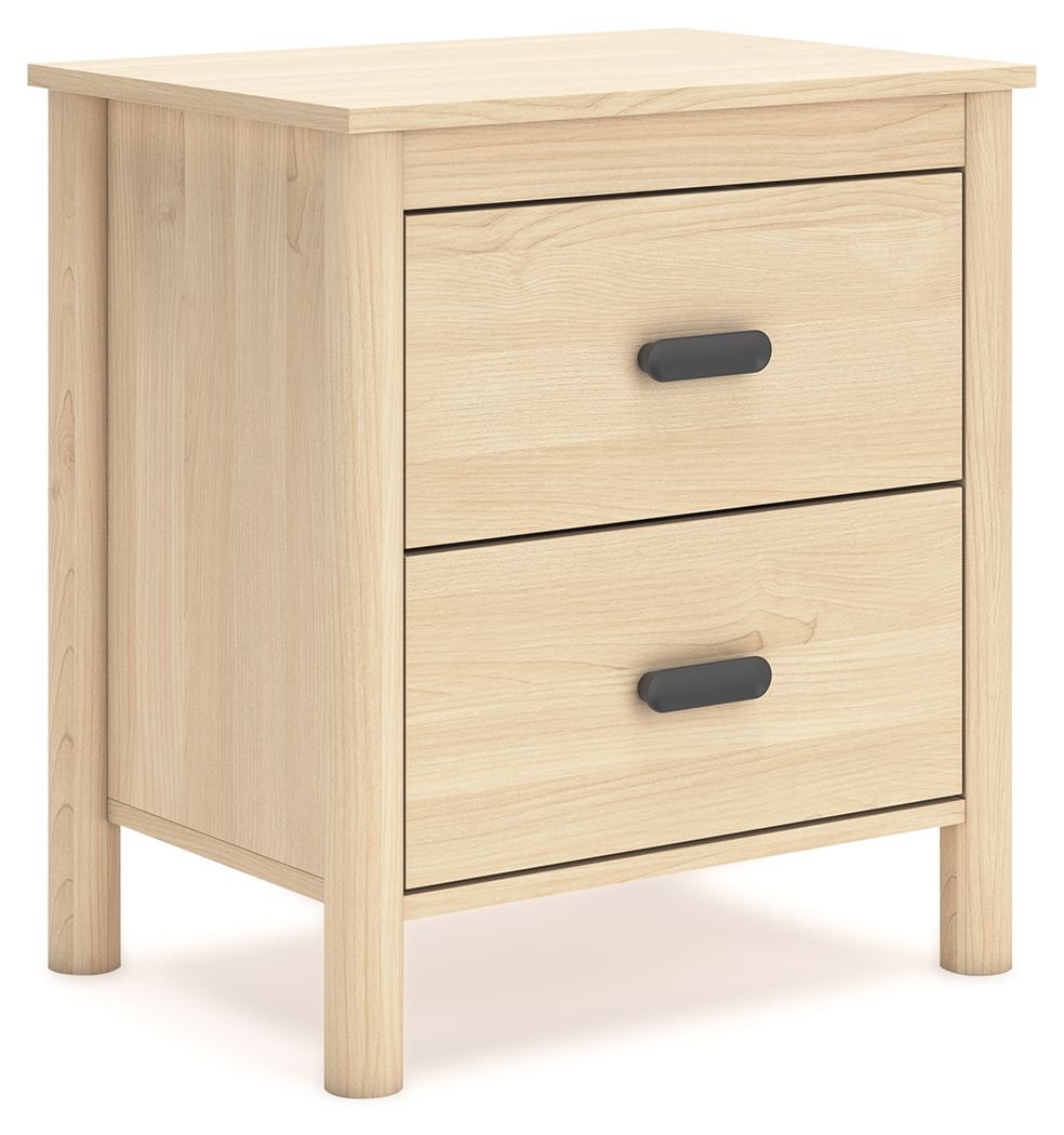 Cabinella - Two Drawer Night Stand - Tan