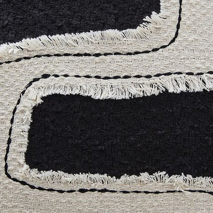 Veerbank - Pillow (Set of 4) - Black / Beige