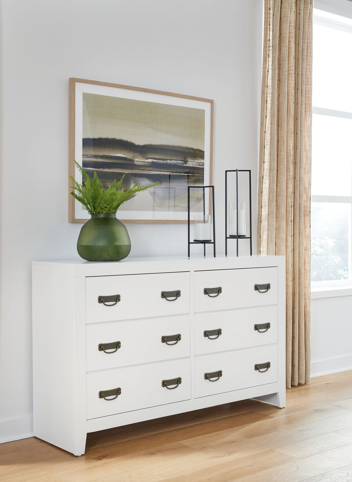 Binterglen - Dresser - White