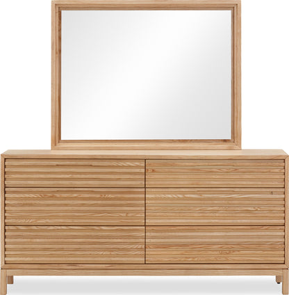 Tanner - Six Drawer Ash Wood Dresser