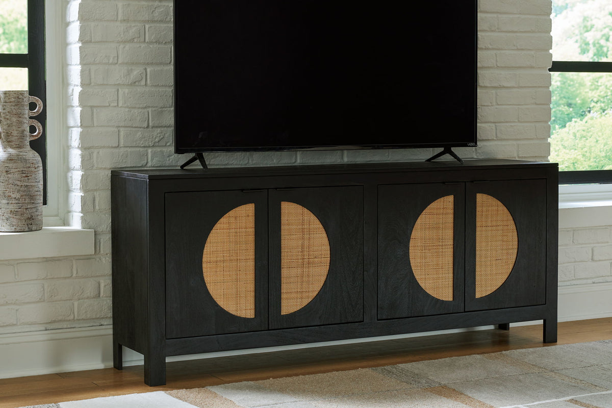 Cliffiings - Accent Cabinet - Black / Natural