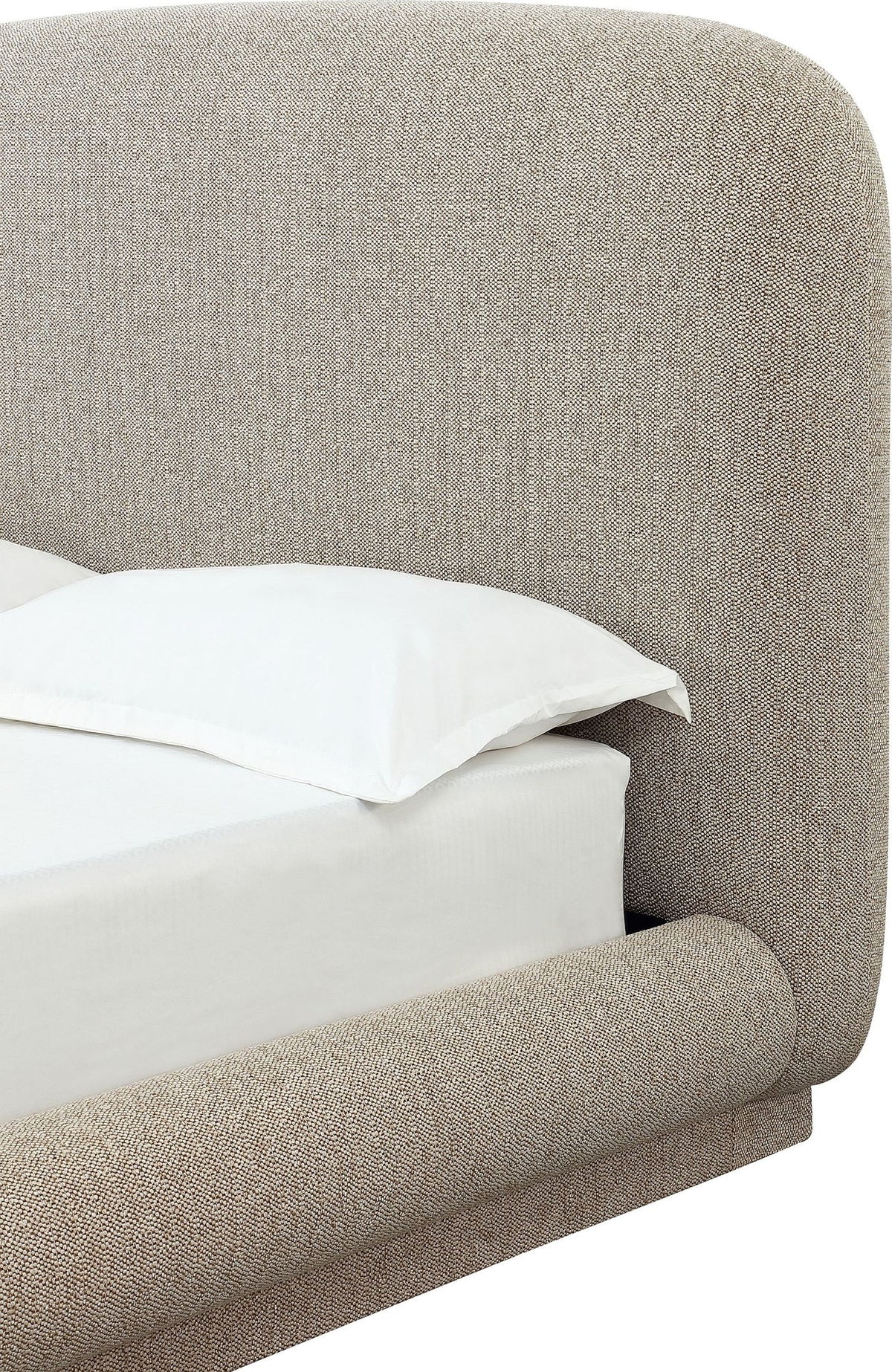 Tirimbina - Chenille Upholstered Platform Bed