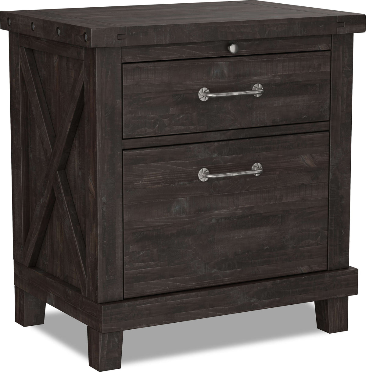 Yosemite - Solid Wood Nightstand - Cafe