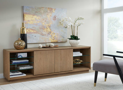 One - Coastal Modern TV Console - Bisque