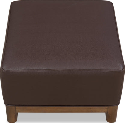 Arden - Upholstered Ottoman - Dark Chocolate / Tavern Brown