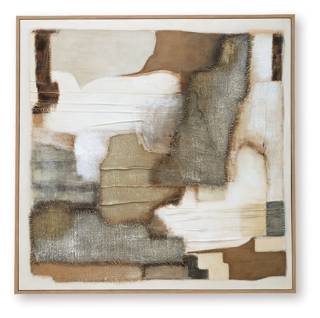 Wylander - Wall Art - Tan / Brown / Gray