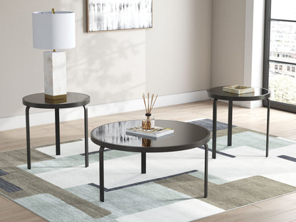 Dorylin - Occasional Table Set (Set of 3) - Black