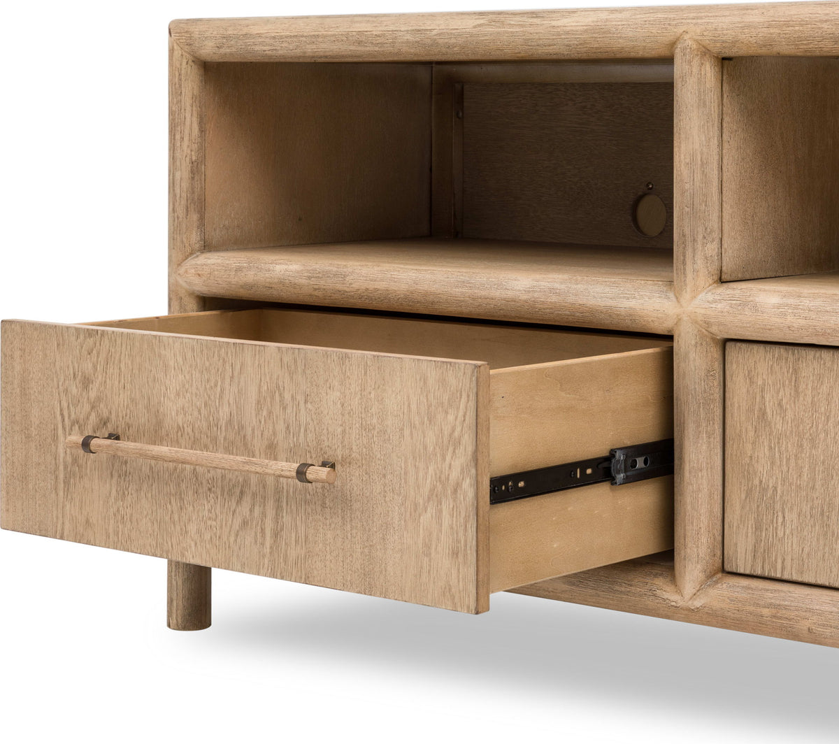 Dorsey - 84" Entertainment Console - Granola