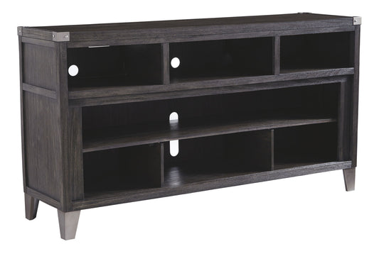 Todoe - LG TV Stand With Fireplace Option - Gray