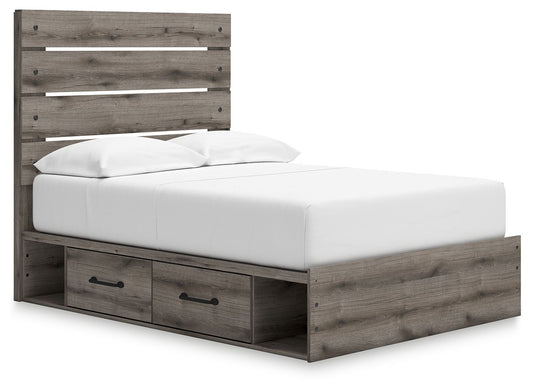 Graystorm - Panel Storage Bed