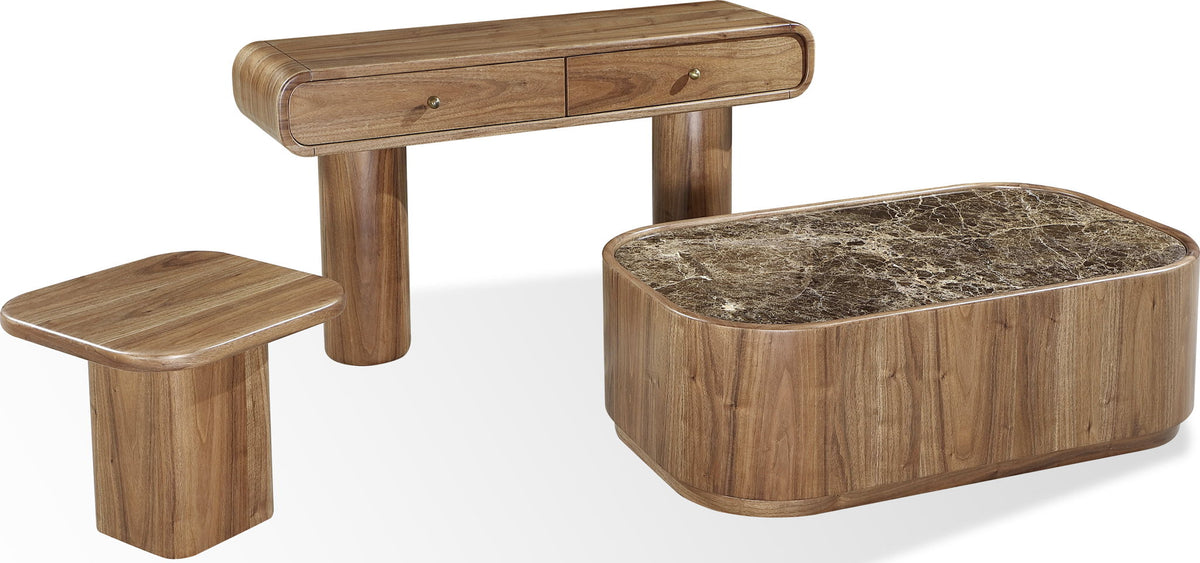 Juba - Walnut Console Table - Mongoose