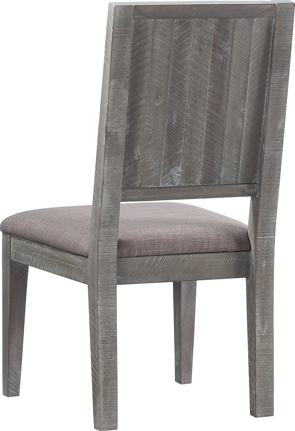 Herringbone - Solid Wood Upholstered Dining Chair (Set of 2) - Rustic Latte