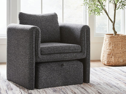Vreni - Accent Chair - Charcoal / Black