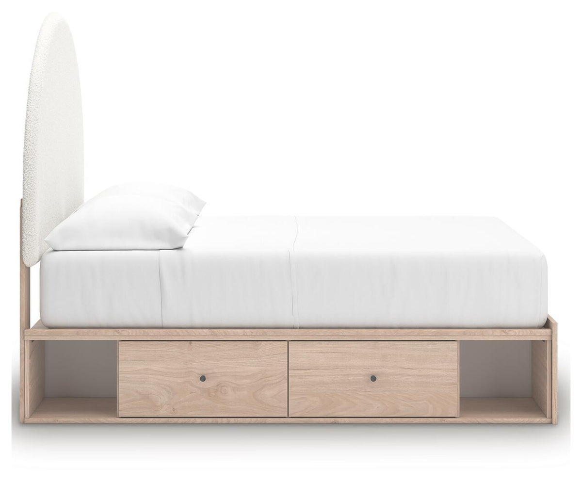 Arloster - Upholstered Panel Bed