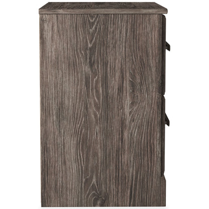 Ralinksi - Two Drawer Night Stand - Gray