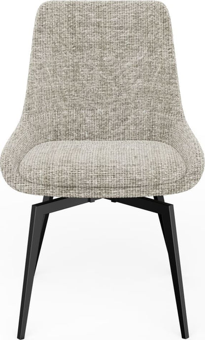 Ceo - 180 Degree Return Swivel Upholstered Dining Chair (Set of 2)