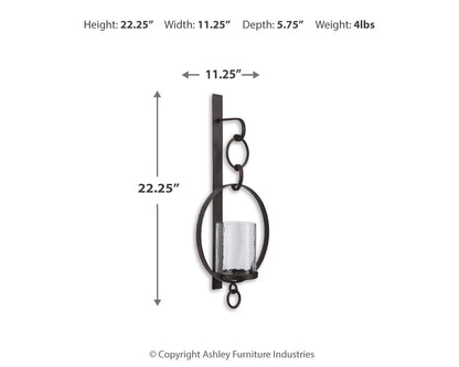 Ogaleesha - Wall Sconce - Brown