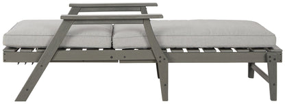 Visola - Chaise Lounge with Cushion - Gray