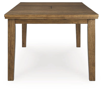 Urbinforte - Dining Room Butterfly Extension Table - Light Brown